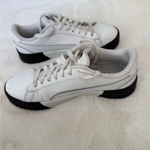Puma White and Black Women's Sneakers